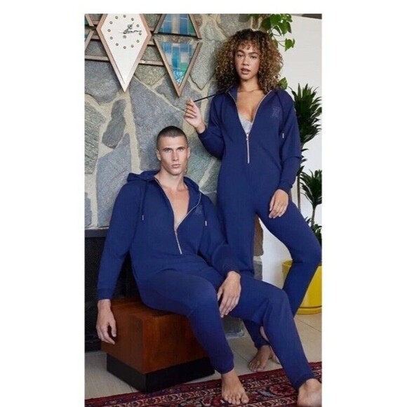 Savage X Fenty Jumpsuit Women’s Plus 3X Blue One Piece Loungewear Rihanna NEW - Picture 12 of 15
